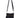 easy bag with tassel and zipper | black