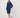 dress made of jogger denim fabric | mid blue denim