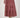 Long strip skirt with ikat print | sand / reddish brown