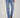 flared jeans | mid-blue