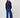 pants made of jogger denim fabric | mid blue denim