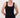 basic singlet with stretch | black