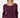v-neck mohair sweater | soft eggplant