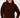 ajour sweater with scalloped edge | chocolate brown