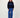 sweater with knit-in detail | navy / sporty blue