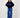 sweater with knit-in detail | navy / sporty blue