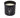 scented candle glass woman | black