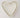 ceramic heart-shaped oven dish, small | white