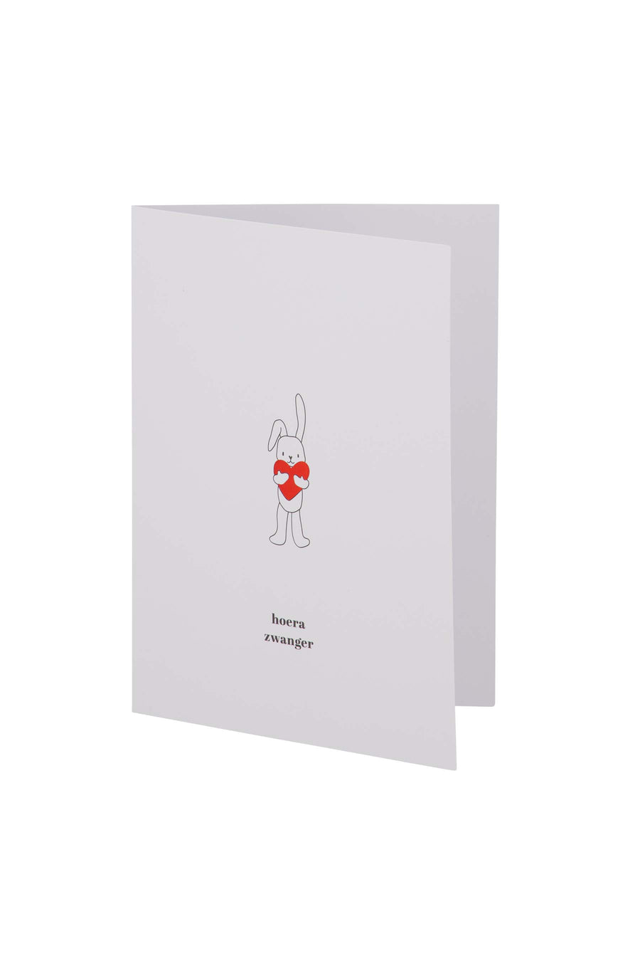 greeting card hurray pregnant white/black/red | white/black/red