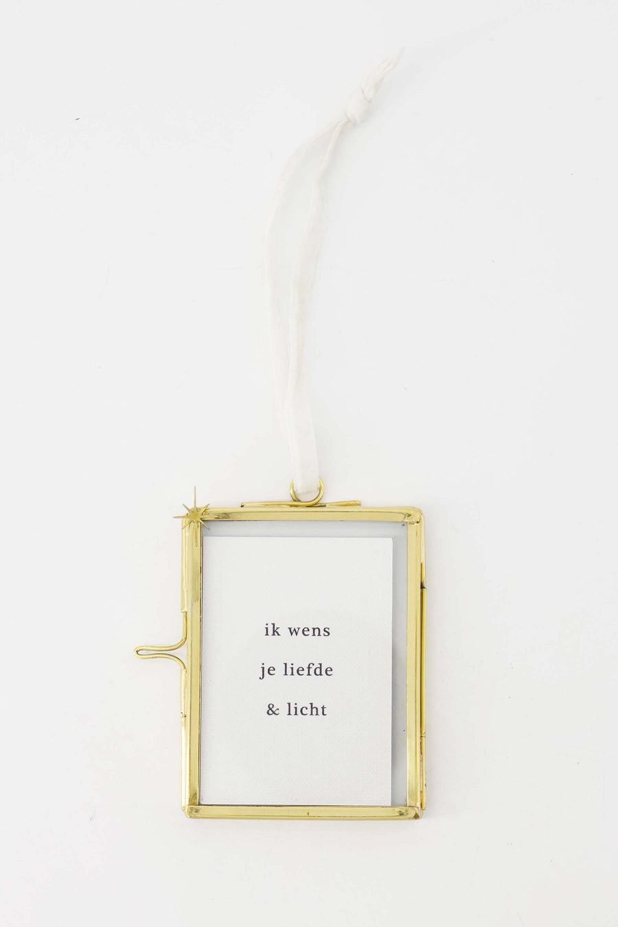 fotohanger metaal liefde en licht | goud