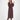 wrap dress with print chocolate brown | chocolate brown-Zusss