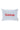 cushion bisous 25x35cm | blue / red