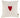 pillow red heart 35x35cm pepper and salt | pepper and salt