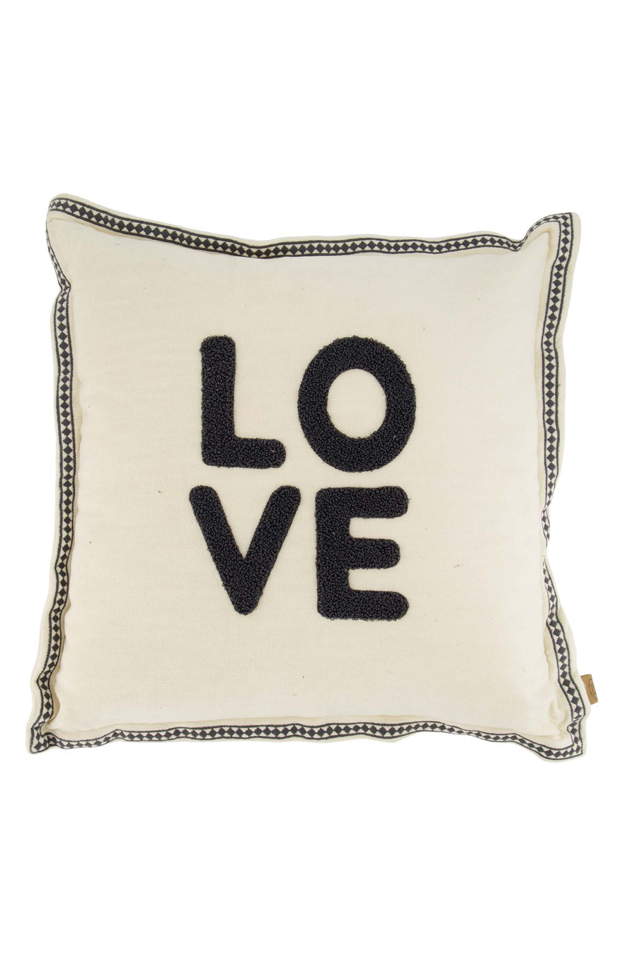 cushion love 45x45cm sand/anthracite gray | sand/anthracite gray