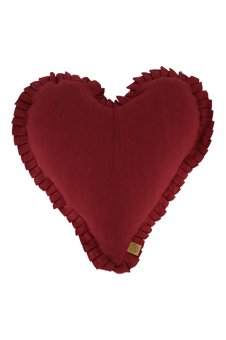 cushion heart shape 36x40cm port | port