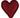 cushion heart shape 36x40cm port | port
