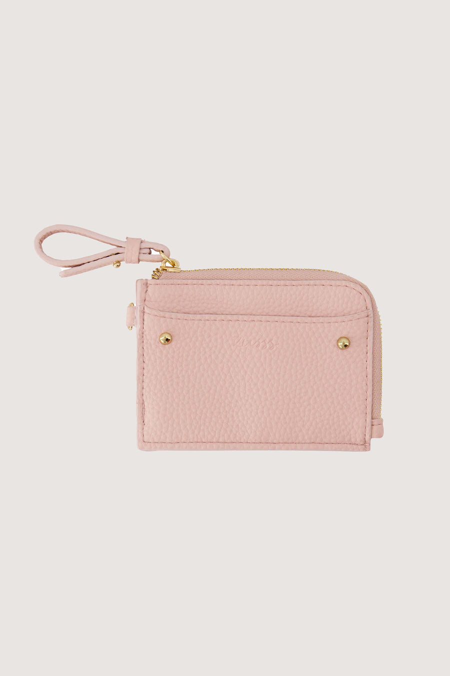 card holder vega leather | light pink