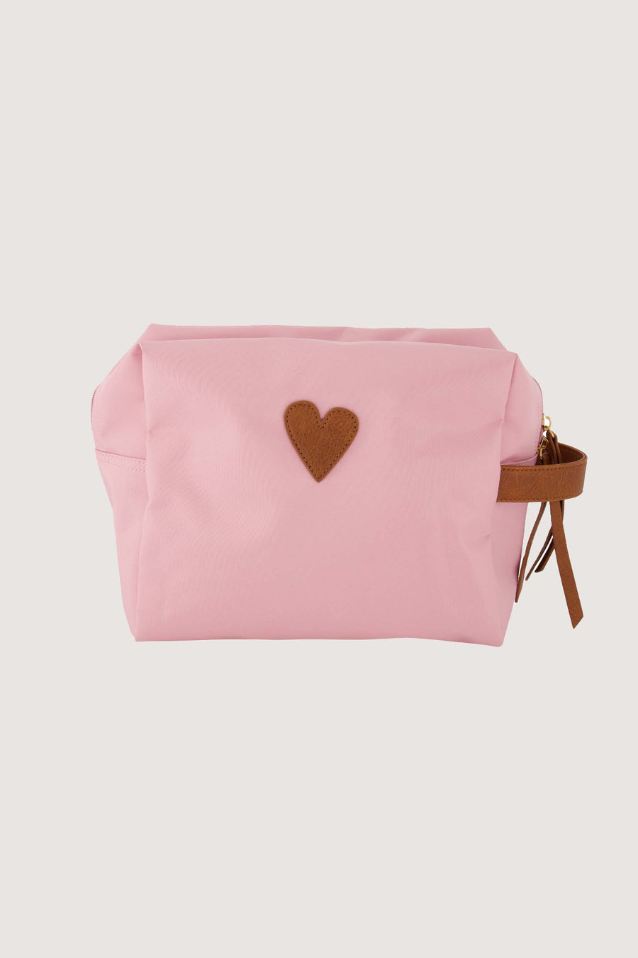toilet bag with heart | crispy pink