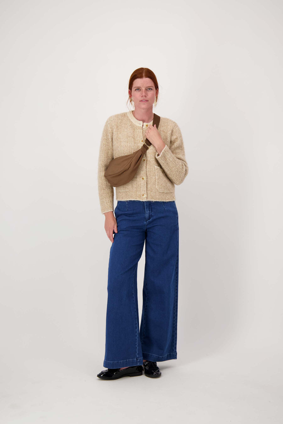 nylon fanny pack | chocolate brown