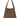 shoulder bag with nice strap detail + make up bag | brown
