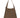 shoulder bag with nice strap detail + make up bag | brown