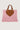 nylon shopper with heart | crispy pink