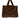 faux fur tote bag | chocolate brown