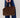 faux fur tote bag | chocolate brown