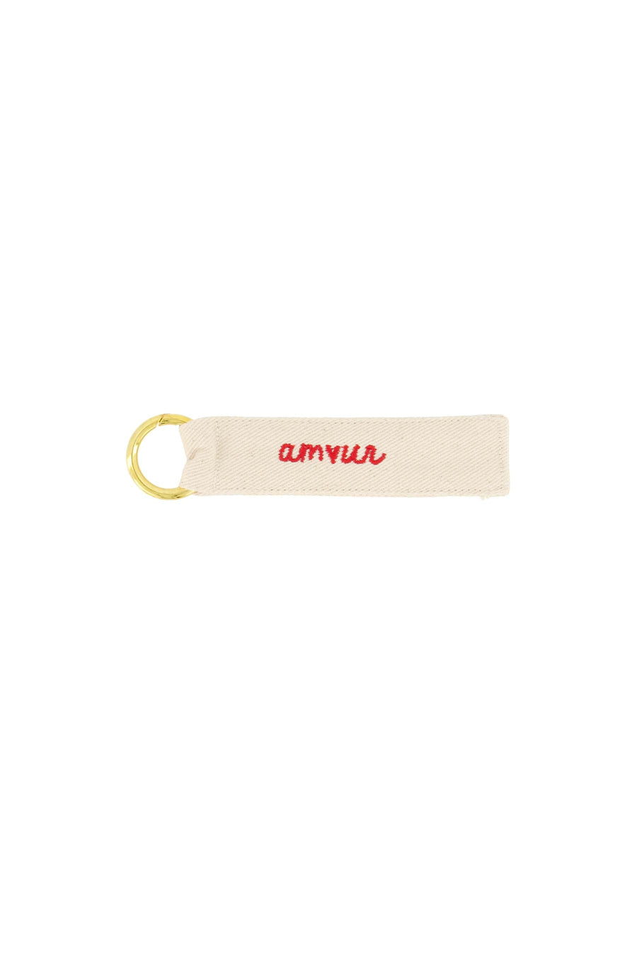 keychain amour | white / red