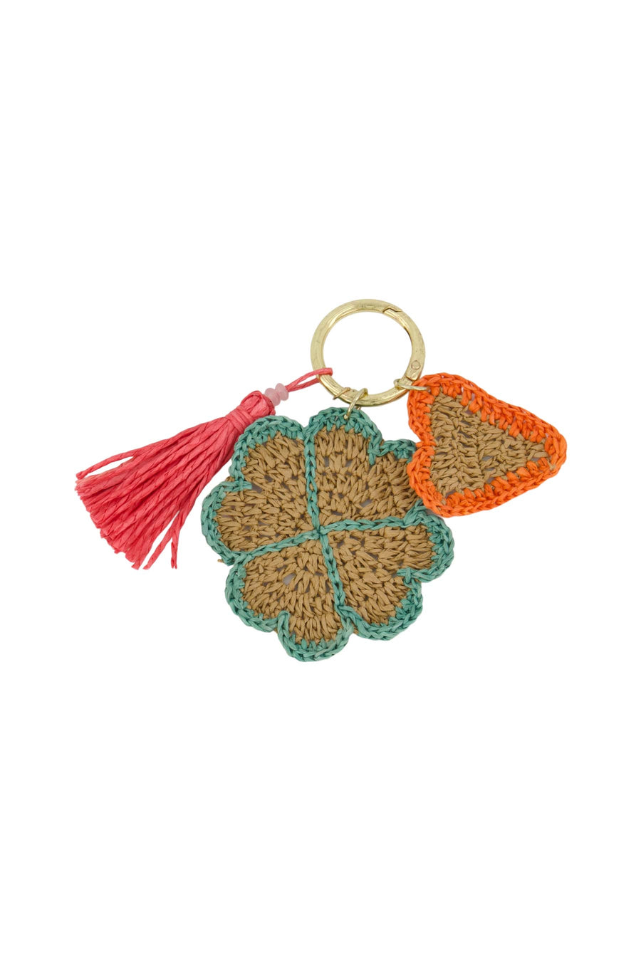 keychain clover | multicolor