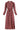 maxi dress with ikat print | sand / reddish brown