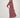 maxi dress with ikat print | sand / reddish brown