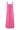 long muslin dress | bright pink