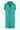 muslin dress with collar | turquoise