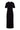 long t-shirt dress with slit | black