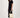 long t-shirt dress with slit | black