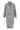 button-through dress with graphic print | off white / black