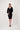 jersey dress V-neck | black