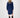 dress made of jogger denim fabric | mid blue denim