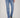flared jeans | mid-blue
