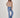 flared jeans | mid-blue