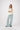 pants made of crinkle fabric | grayish blue