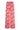 pants with floral print | bright pink/orange