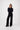 pants with seam | black