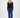 pants made of jogger denim fabric | mid blue denim
