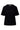 tshirt with hook detail on sleeves | black