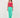 singlet knitted in rib | red