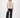 bow blouse jacket striped | off white / ecru