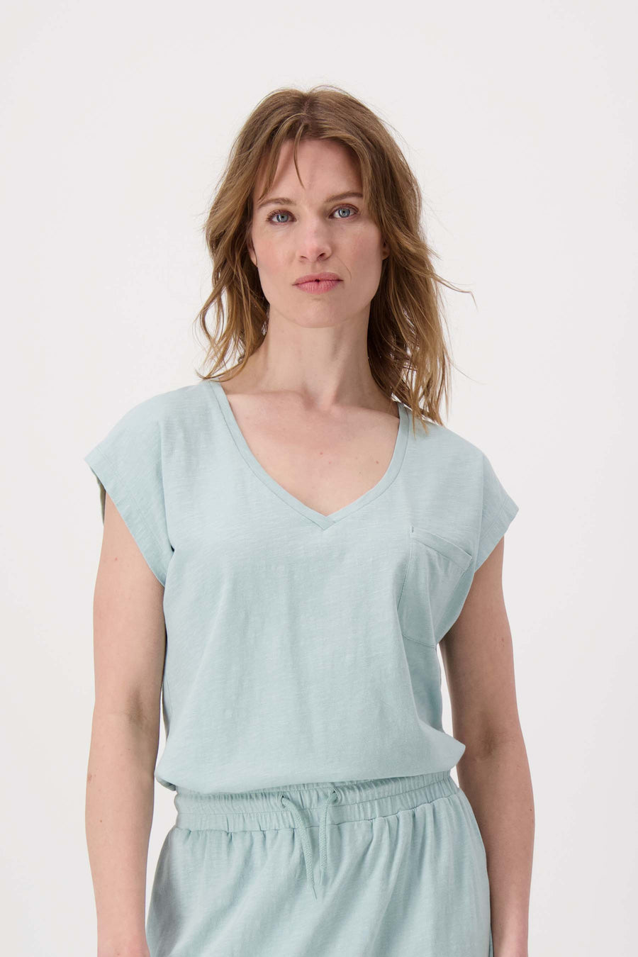 jersey top | grayish blue