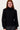 long sleeve top with turtleneck ausbrenner | black
